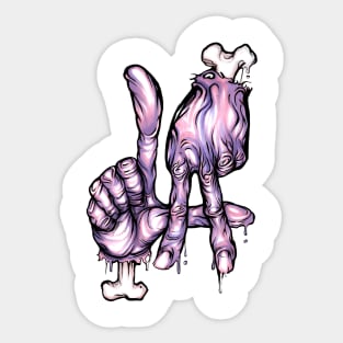 LA ZOMBIE HANDS Sticker